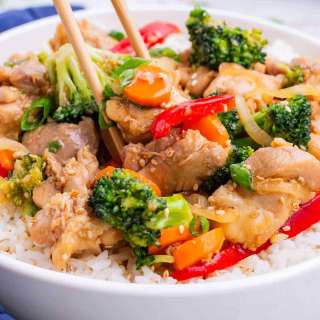 Honey Garlic Chicken Stir-Fry
