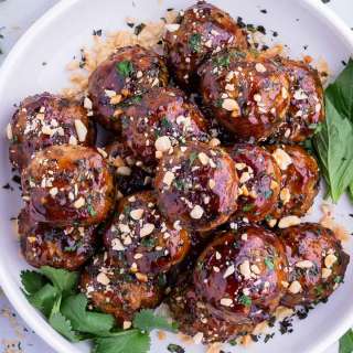 Sticky Thai Chicken Meatballs Recipe