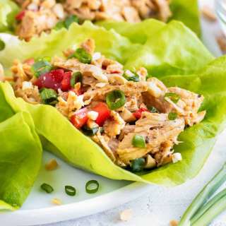 Asian Chicken Lettuce Wraps