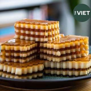 Vietnamese Coffee Agar Agar Jelly - Thạch Rau Câu Cà Phê Sữa