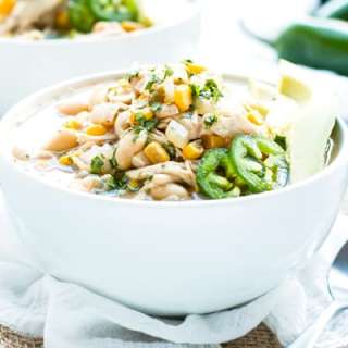 Slow Cooker White Chicken Chili