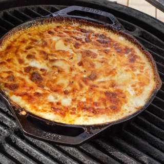 Cheesy Smoked Au Gratin Potatoes