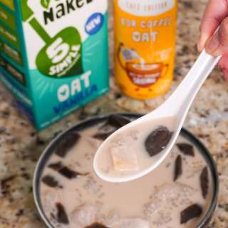 Taro Sago Grass Jelly Dessert Soup