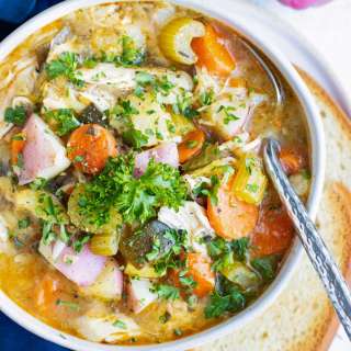 Instant Pot Chicken Vegetable Soup