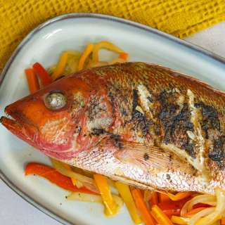 Whole Red Snapper Escovitch