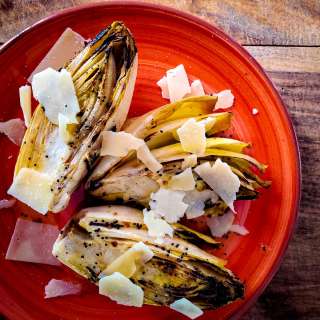 Grilled Endive Salad with Homemade Poppy Seed Dressing