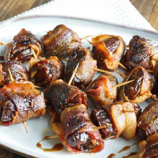Grilled Bacon Wrapped Dates