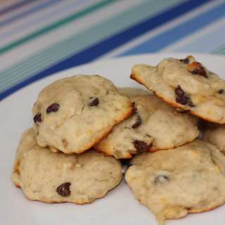 Banana Chocolate Chip Cookies