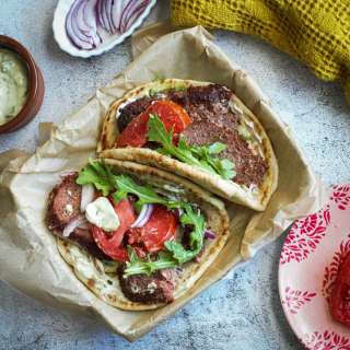 Smoked Beef and Lamb Gyros