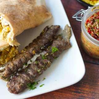 Grilled Moroccan Kefta Kebabs
