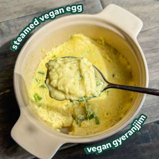 Vegan Steamed Egg (vegan gyeranjjim)
