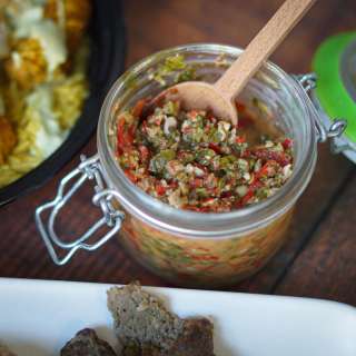 Palestinian Shatta: Spicy Middle Eastern Pepper Sauce