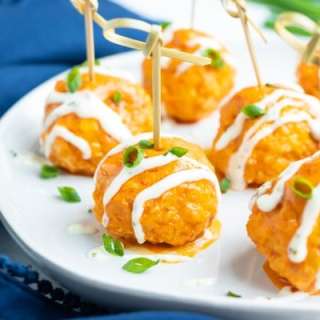 Slow Cooker Buffalo Chicken Meatballs
