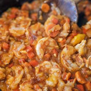 Trini Style Spicy Pepper Shrimp