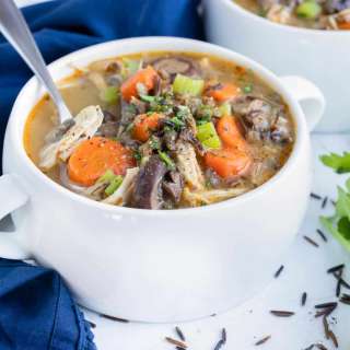 Instant Pot Chicken Wild Rice Soup