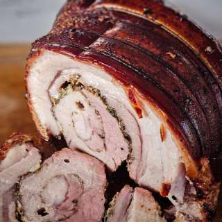 Italian Smoked Rotisserie Porchetta