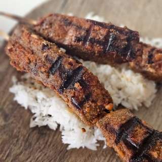 Nigerian Style Beef Suya Skewers