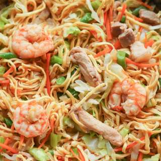 Pancit Canton (Filipino Stir-Fried Noodles)
