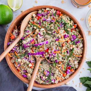 Thai Peanut Quinoa Salad Recipe