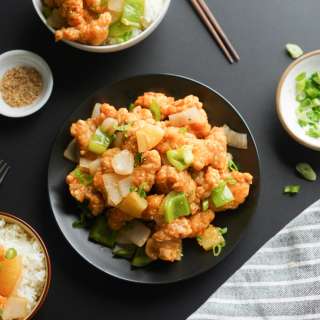 Sweet and Sour Pork (w/ Pineapple, Onion, Bell Pepper)