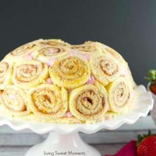 Strawberry Charlotte Royale Cake