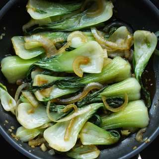 Sauteed Onion & Garlic Bok Choy