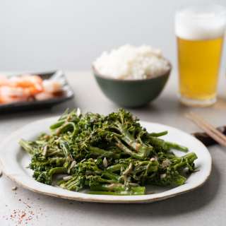 Cold Broccolini Salad w/ Sesame Dressing