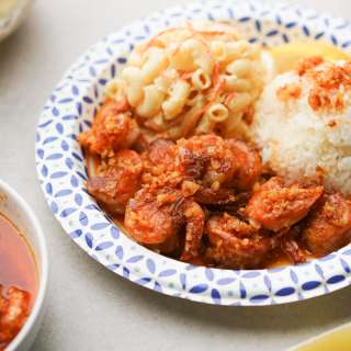 Hawaiian Garlic Shrimp
