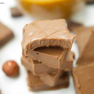 Homemade Hazelnut Gianduja Squares