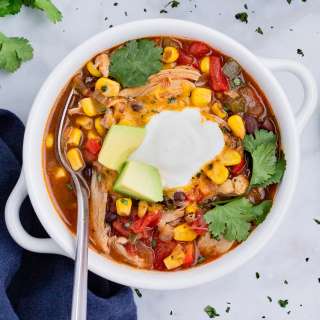 Easy Chicken Enchilada Soup Recipe