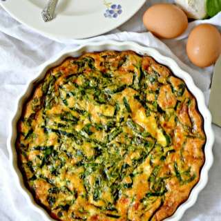 Crustless Spinach Quiche