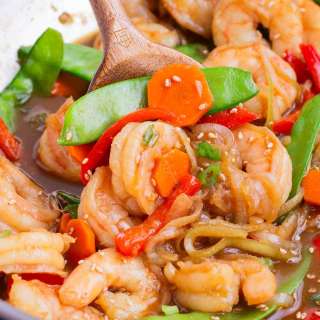 Teriyaki Shrimp Stir-Fry with Vegetables