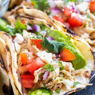 Shredded Chicken Tacos Recipe