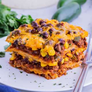 Taco Lasagna with Corn Tortillas