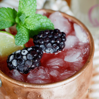 Blackberry Cocktail | A Bourbon Mule