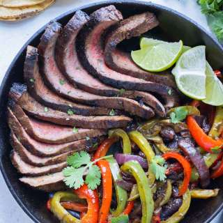 Beef Flank Steak Fajitas Recipe