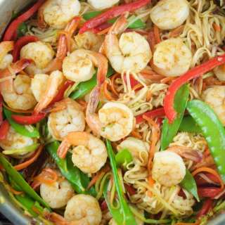 Shrimp Lo Mein & P.F.Chang's Signature Chicken Dumplings