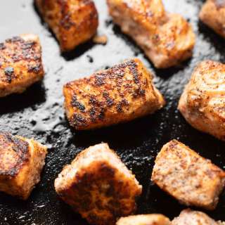 Pan-Fried Salmon Bites