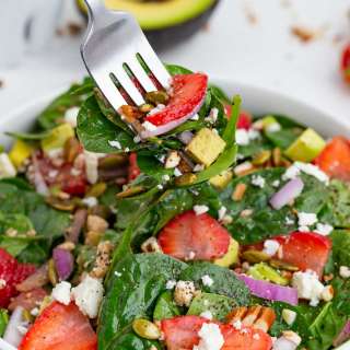 Strawberry Spinach Salad