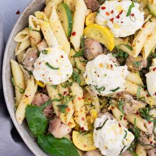 Lemon Ricotta Pasta with Chicken