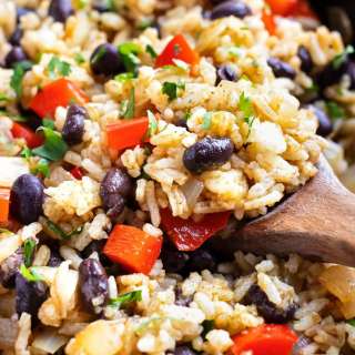 Gallo Pinto (Costa Rican Rice and Beans)