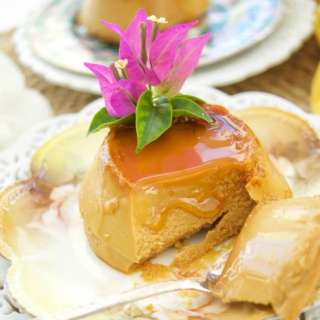 Dulce de Leche Microwave Flan