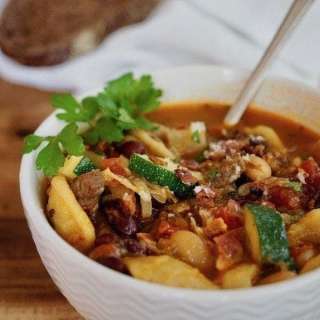 The Best Bacon Beef Minestrone