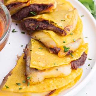 Quick Corn Tortilla Quesadillas