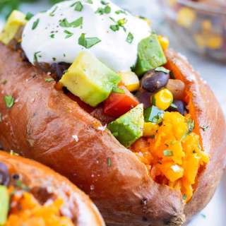 Mexican Stuffed Sweet Potatoes Recipe