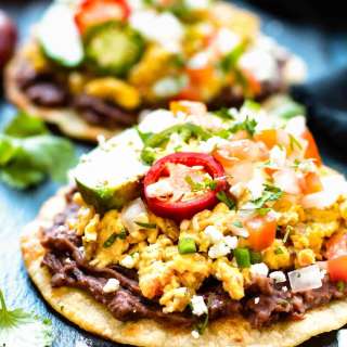 15-Minute Breakfast Tostadas with Eggs