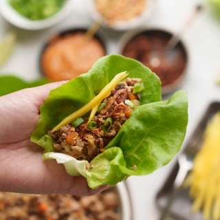 Asian Turkey Lettuce Wrap Recipe