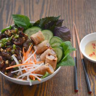Bún Thịt Nướng Recipe (Vietnamese Grilled Pork & Rice Noodles)