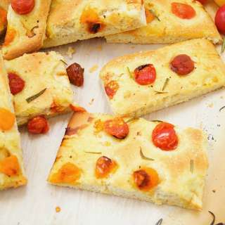 Focaccia Recipe With Tomato And Rosemary