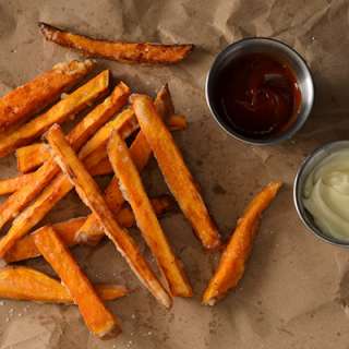 Fried Crispy Sweet Potato Fries Recipe